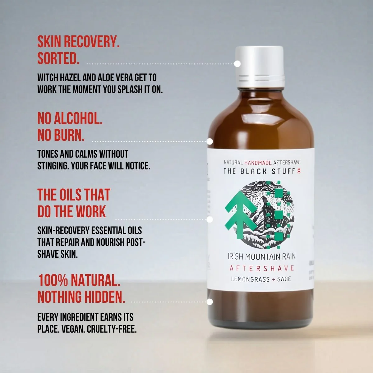 Aftershave Recovery Splash - Irish Mountain Rain - Image 3