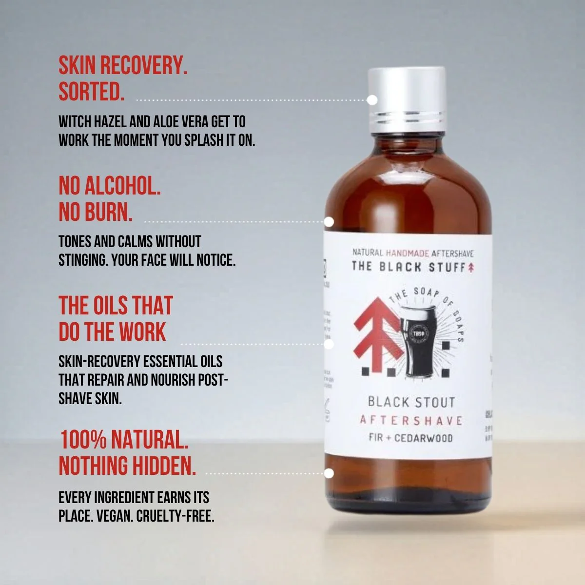 Aftershave Recovery Splash - Black Stout - Image 3