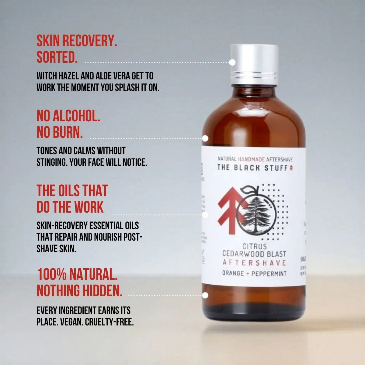 Aftershave Recovery Splash - Citrus Cedarwood Blast - Image 3