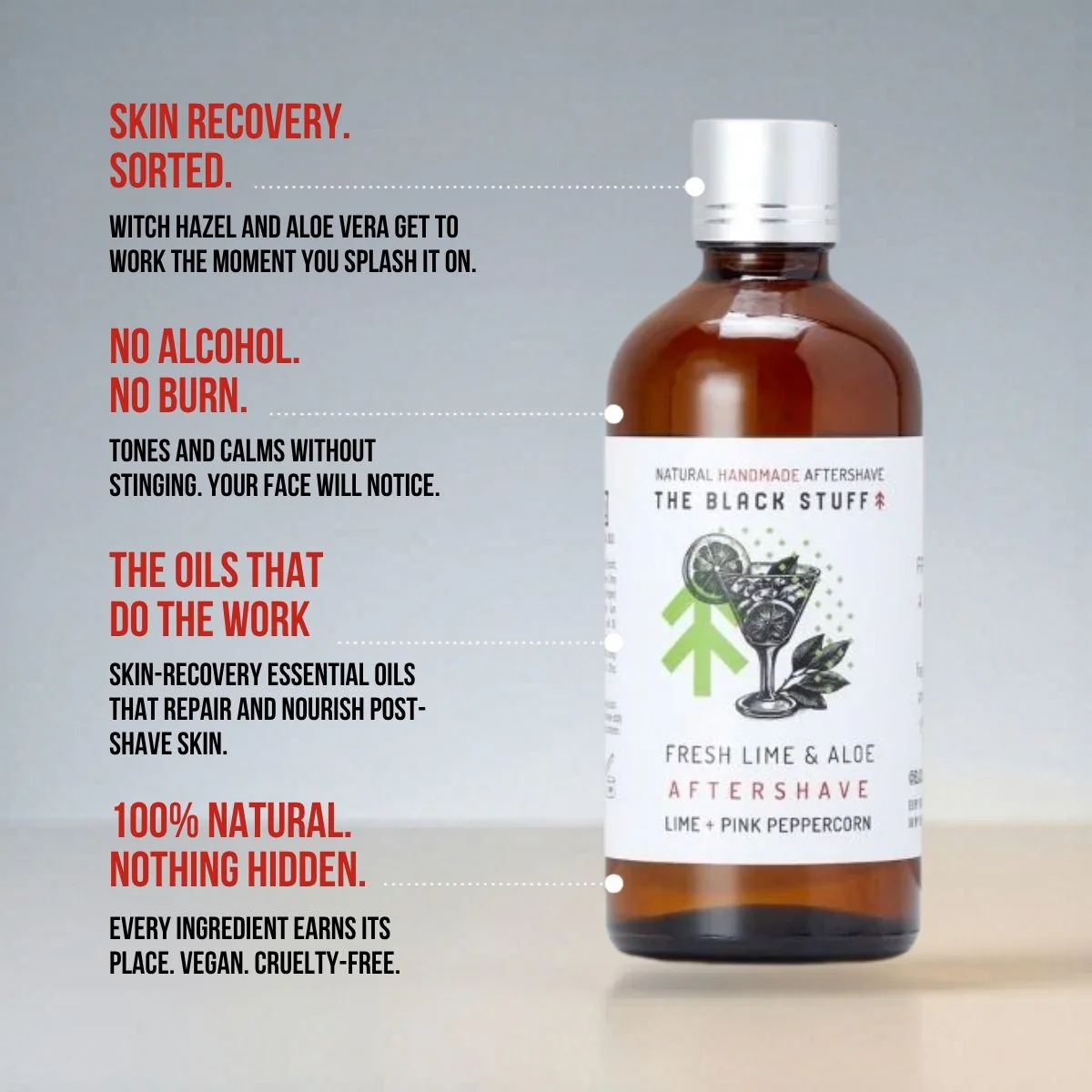 Aftershave Recovery Splash - Fresh Lime - Image 3