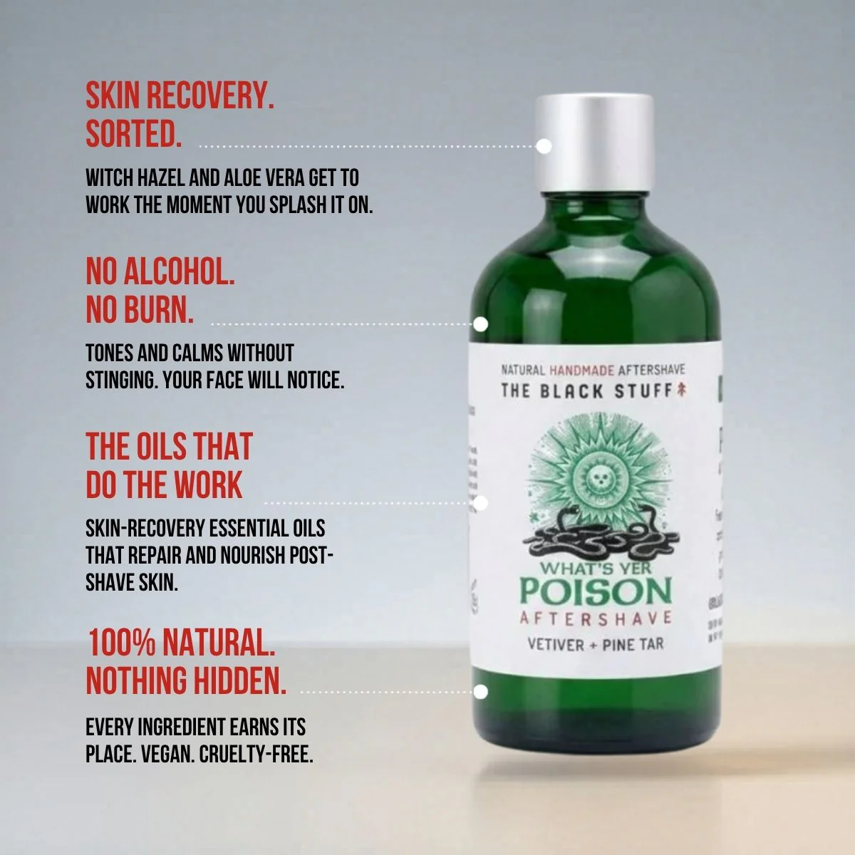 Limited Edition Aftershave Recovery Splash - What's Yer Poison - Image 3