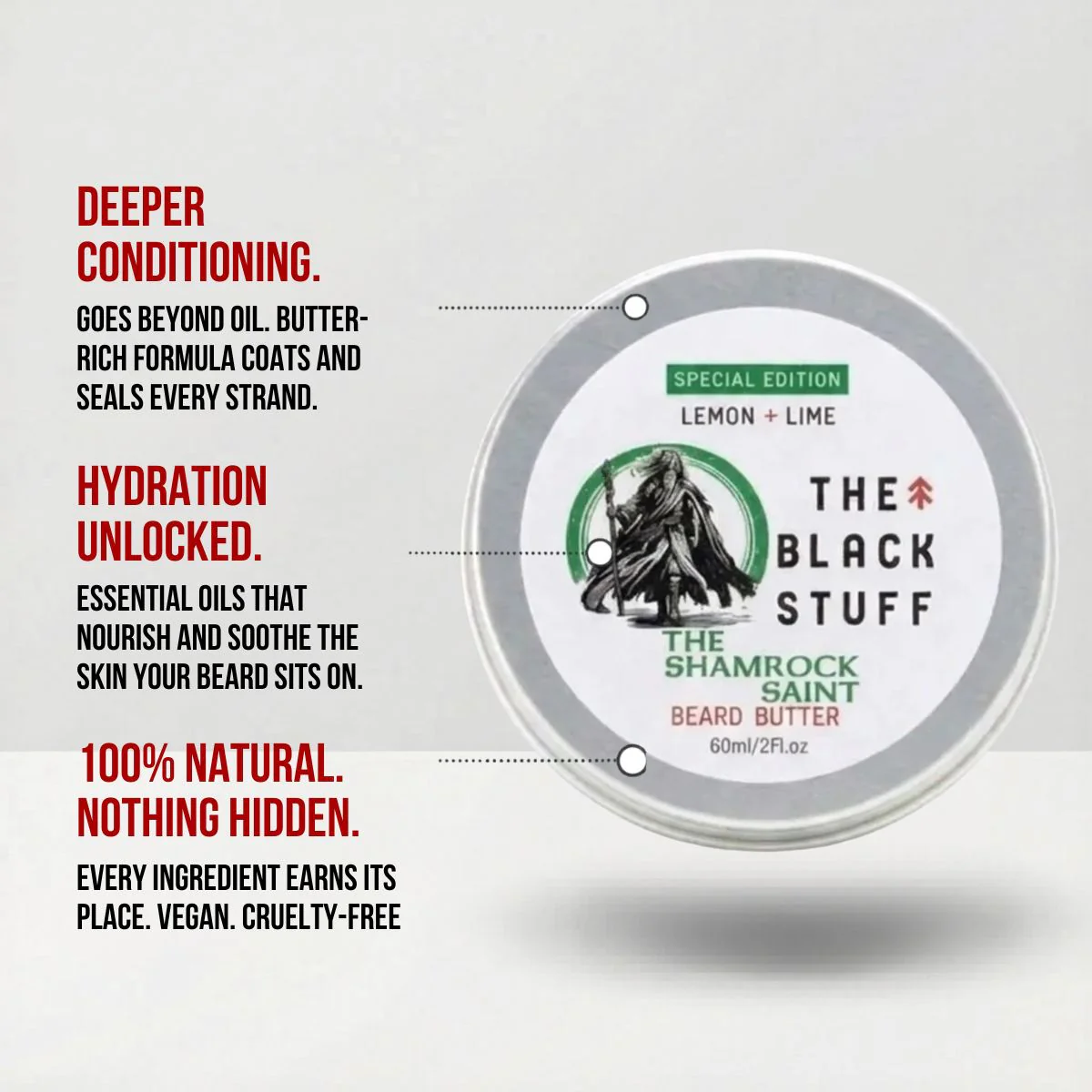 Limited Edition Beard butter - The Shamrock Saint - Image 3