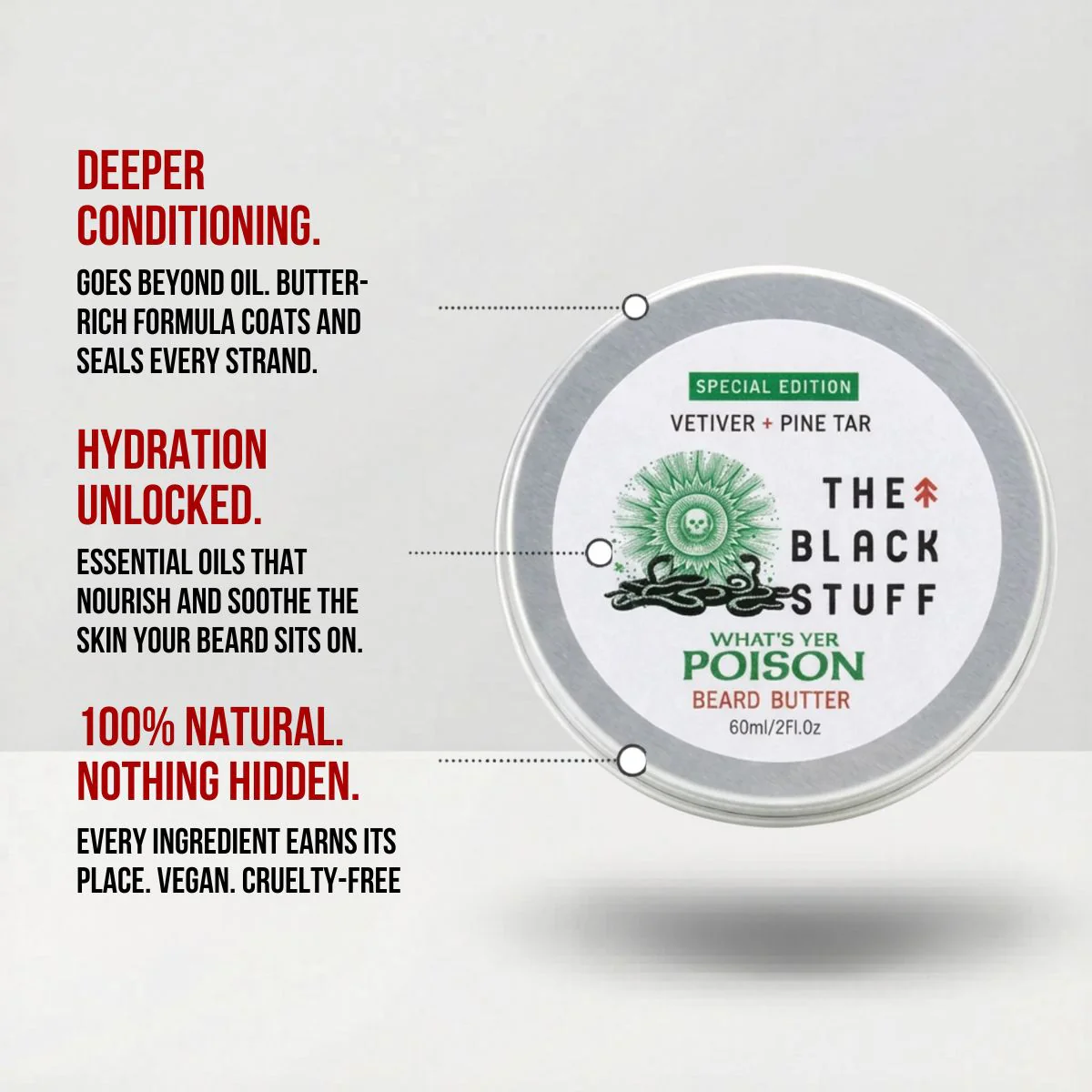 Limited Edition Beard butter - What's Yer Poison - Image 3