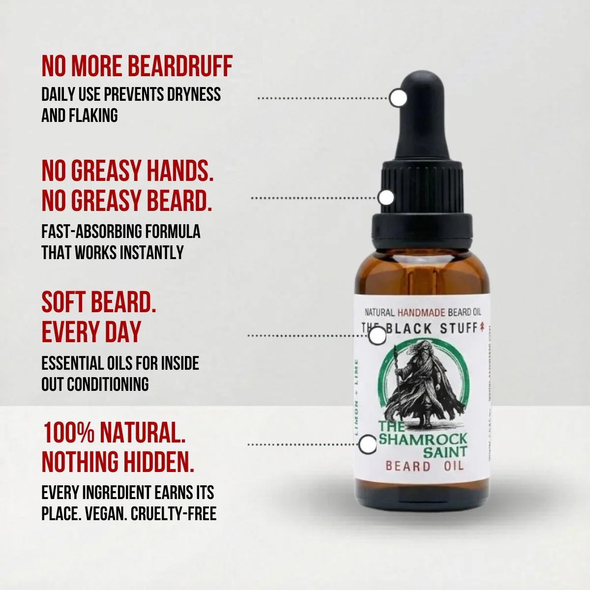 Limited Edition Beard oil - The Shamrock Saint - Image 3