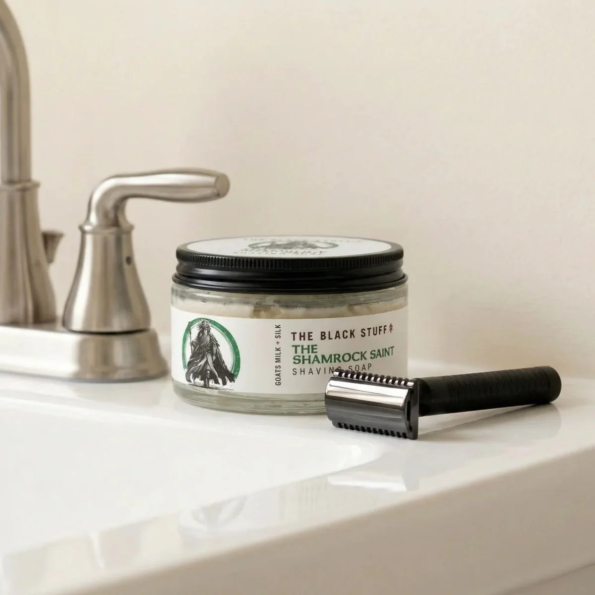 Limited Edition Shaving Soap - The Shamrock Saint - Image 4