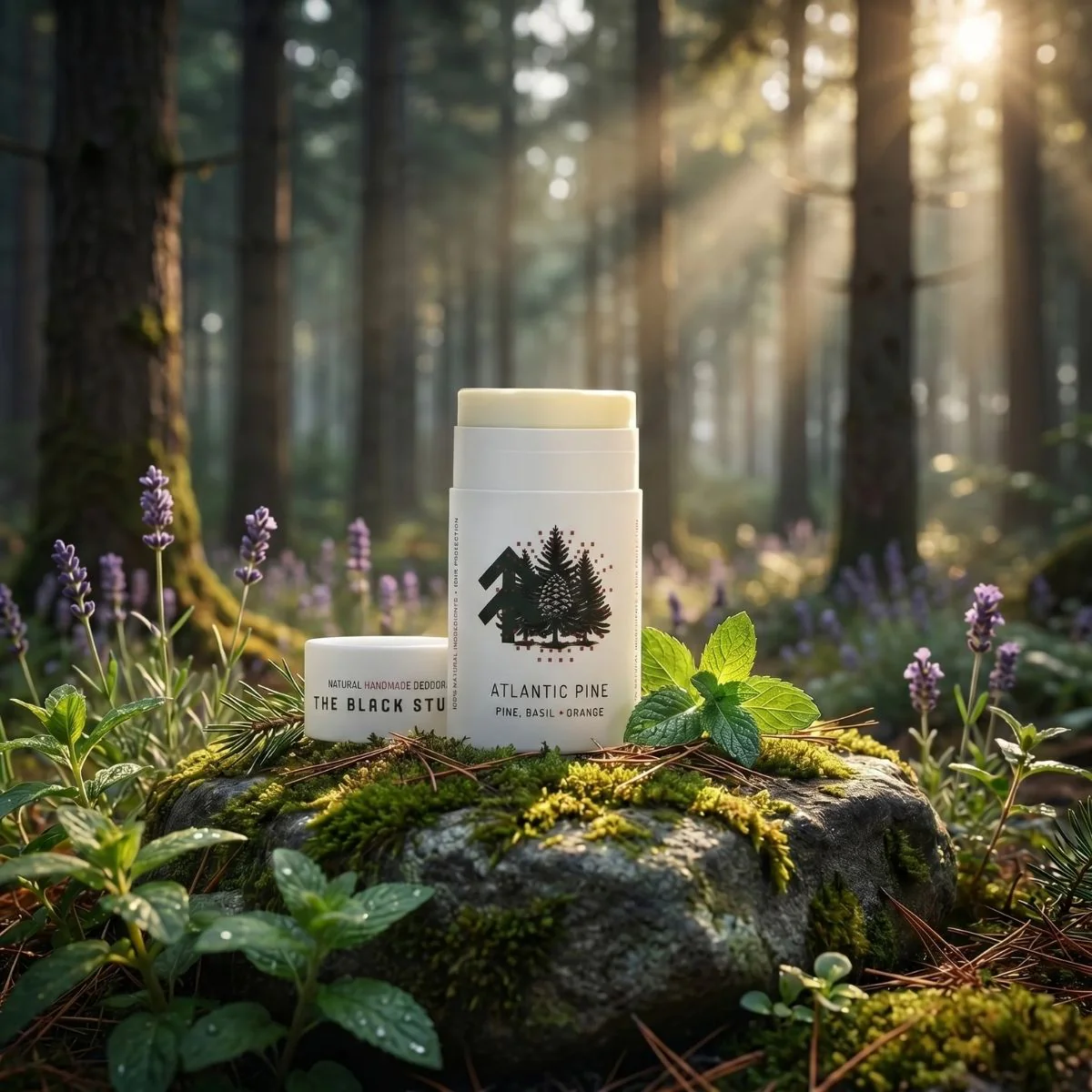 Sensitive Deodorant in Cardboard - Atlantic Pine - Image 5