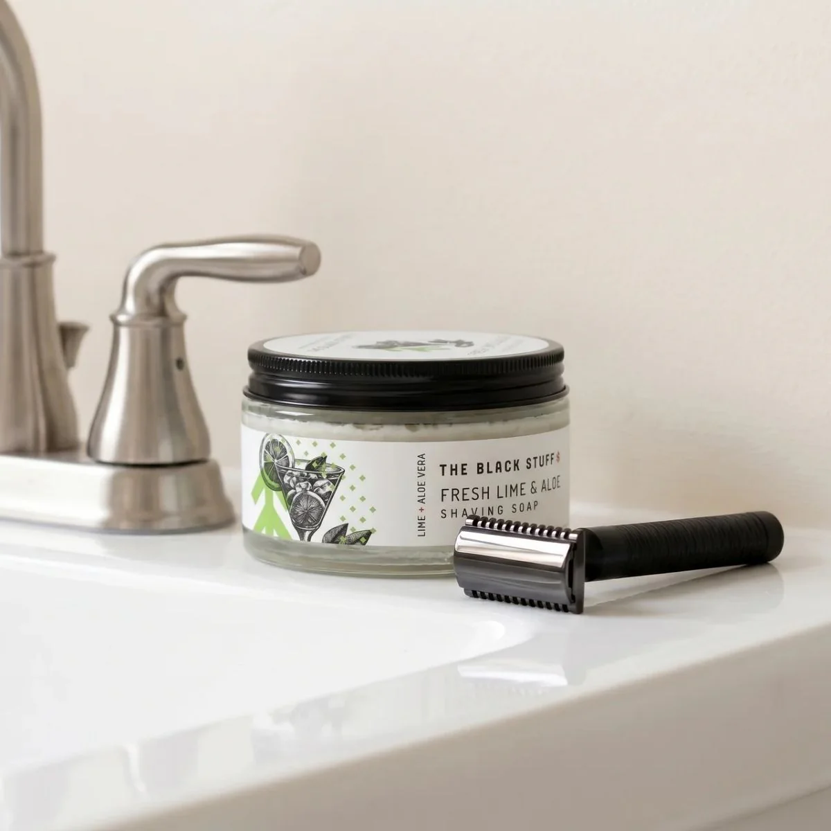 Shaving Soap - Fresh Lime - Image 4